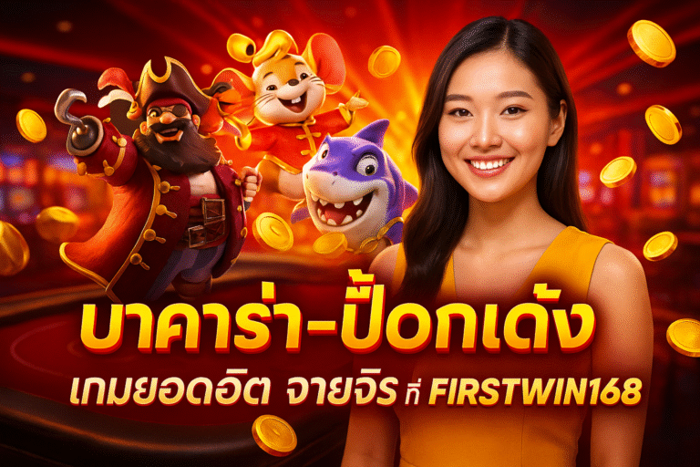 บาคาร่า-ป๊อกเด้ง เกมยอดฮิต จ่ายจริงที่ FIRSTWIN168