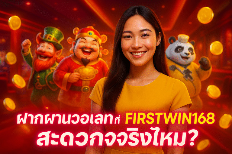 ฝากผ่านวอเลทที่ FIRSTWIN168 สะดวกจริงไหม?