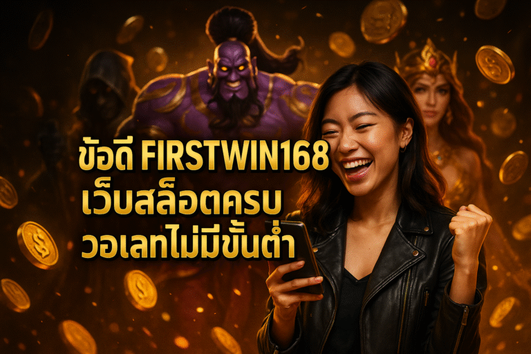 FIRSTWIN168 เว็บสล็อตครบ วอเลทไม่มีขั้นต่ำ